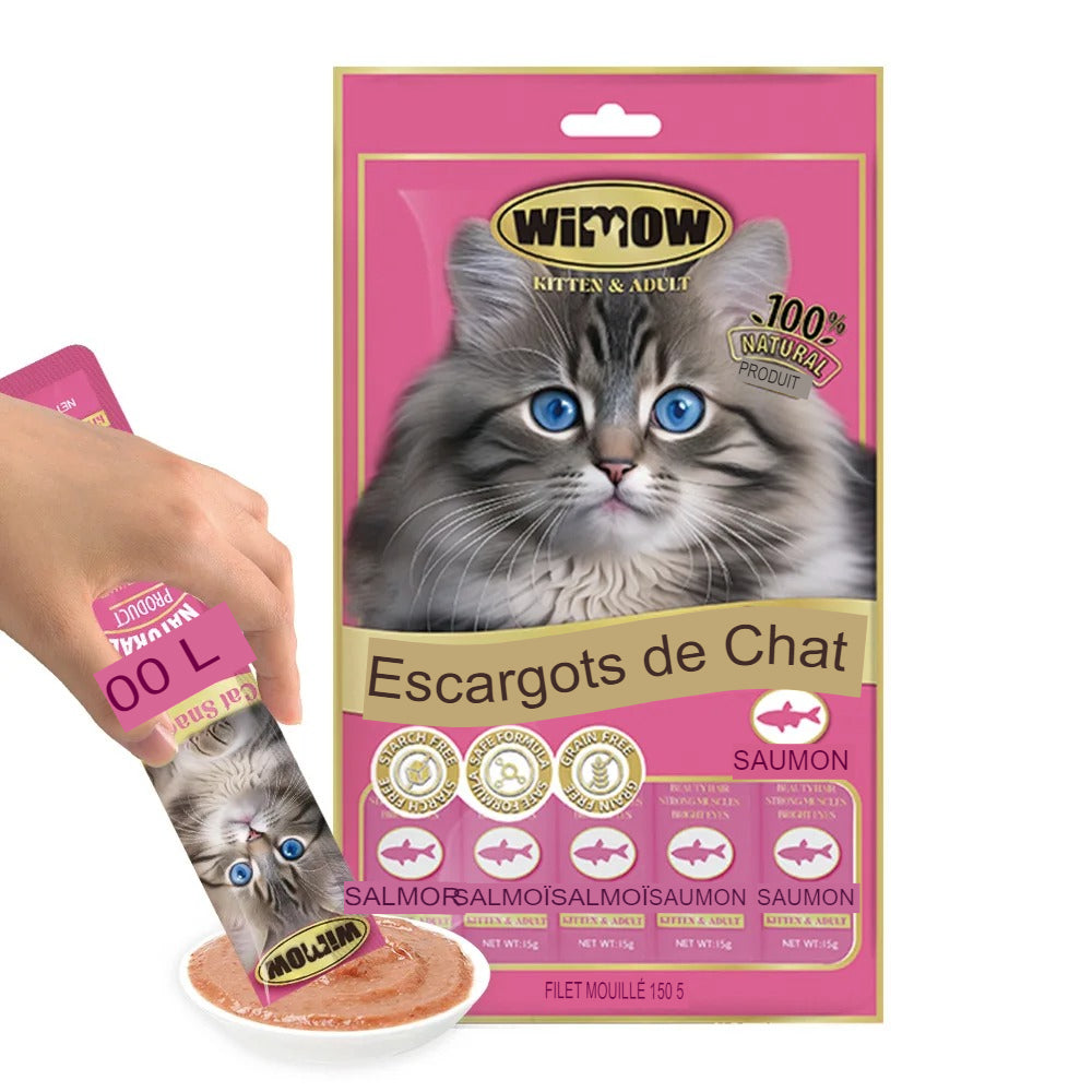 Collations Riches en Protéines Crème Liquide pour Chat 15g