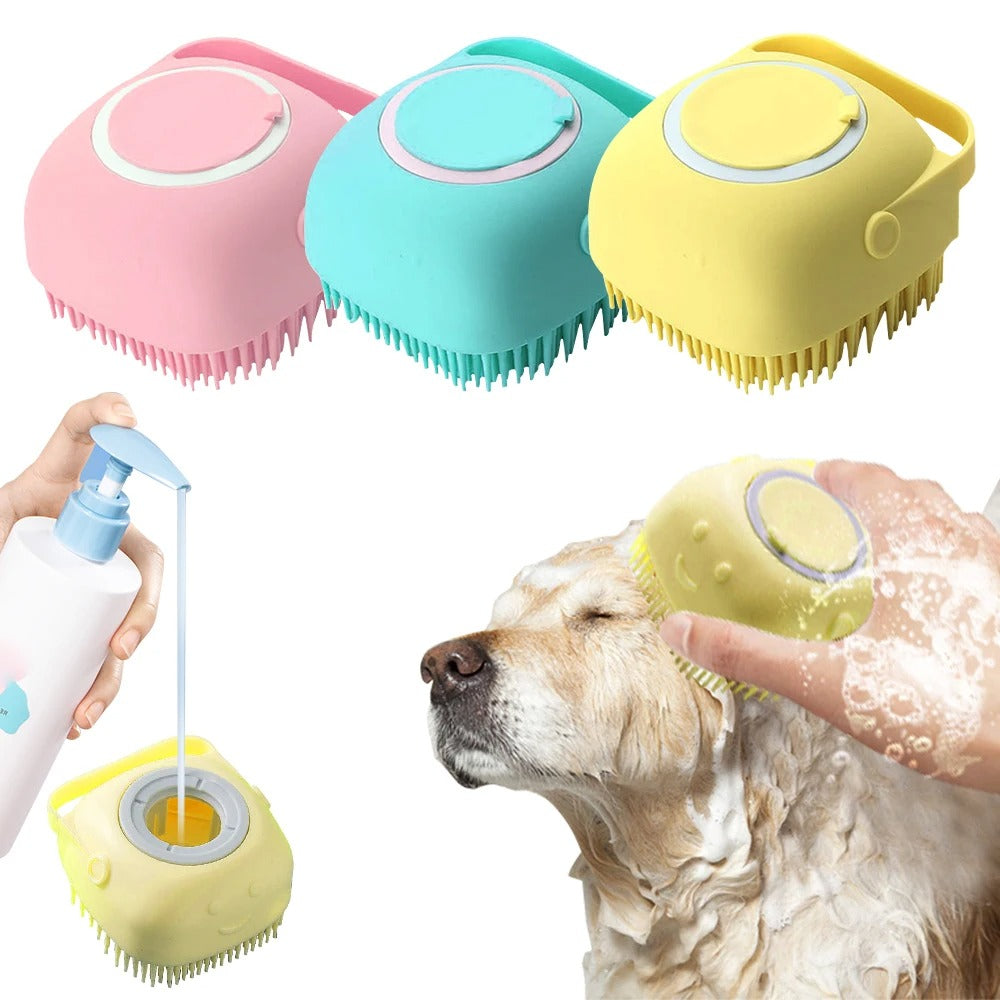 Brosse de shampooing pour chien de Massage pour chat