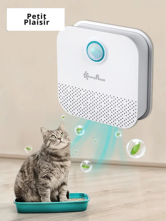 Purificateur d'Odeur De Chat Intelligent Pour Chats Désodorisant De Litière Pour Chien Purificateur d'Air Rechargeable Pour Animaux De Compagnie Désodorisation