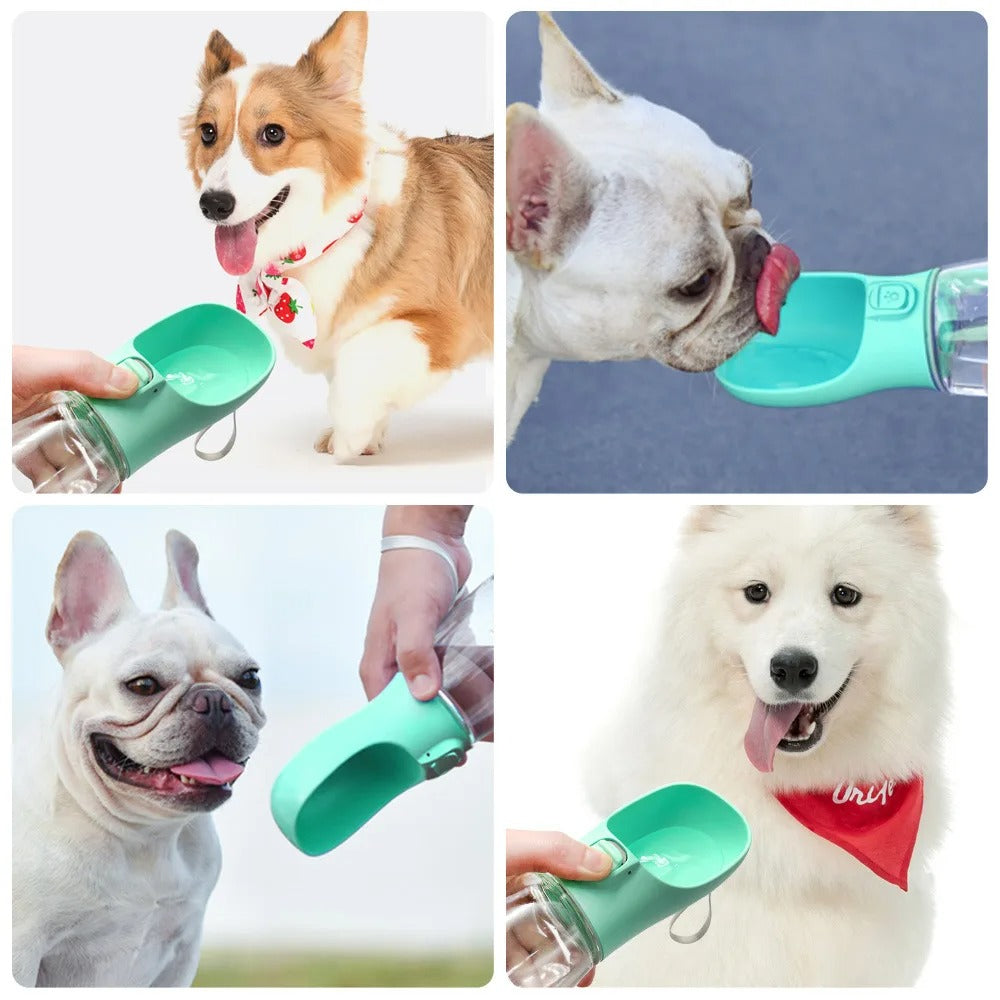 Bouteille d'eau Portable pour Chien Récipient de Nourriture et d'eau Pour Chien Bol d'alimentation pour Animaux de Compagnie Bols à Boire de Voyage en plein Air Distributeur d'eau.